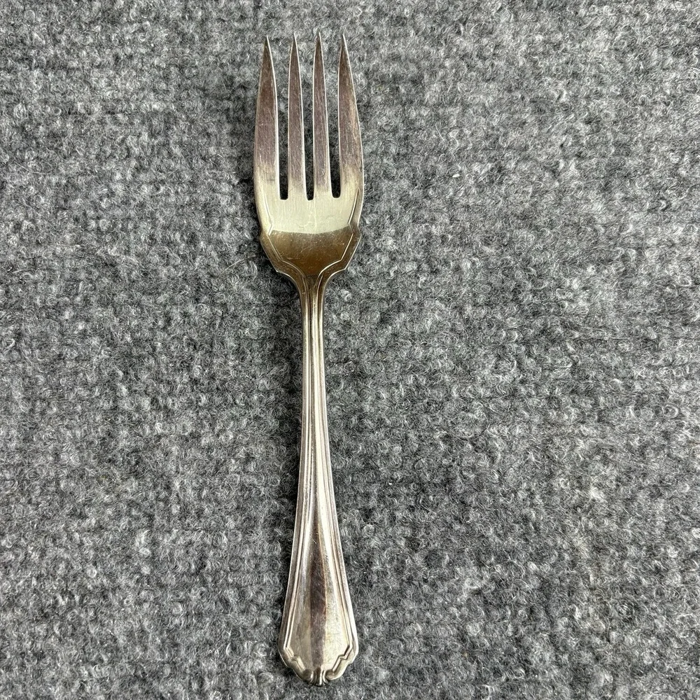 VTG 12 Rogers AA Puritan 1912 Individual Salad Forks Silverplate Pat Sept 3 1912